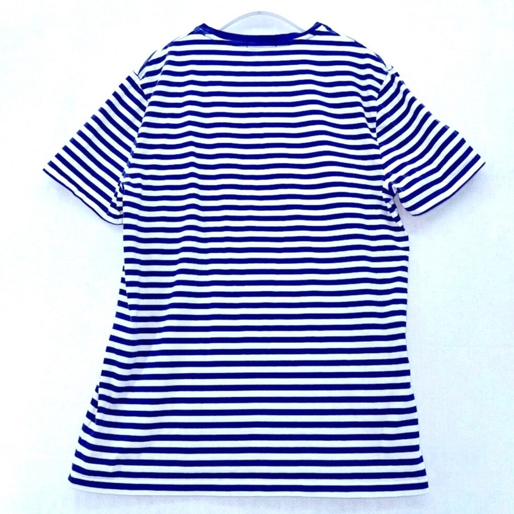 Polo Ralph Lauren Classic Striped Tee in Navy and White - Picture 3 of 3